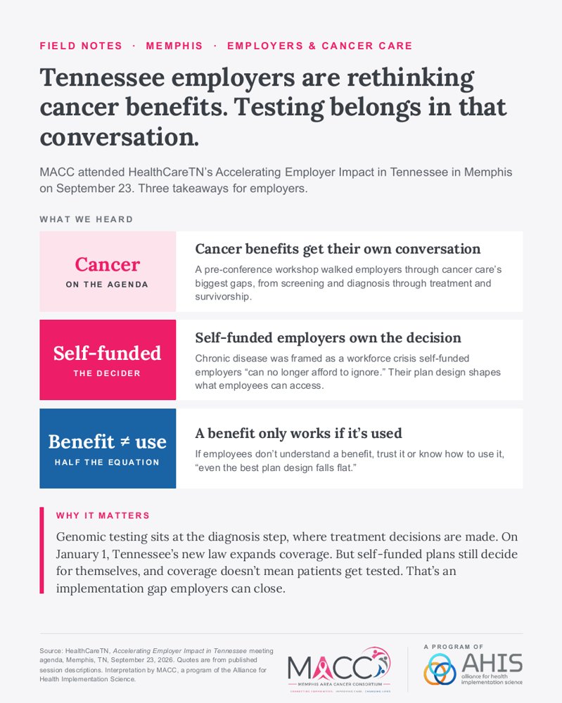 MACC Field Notes on employers and cancer care